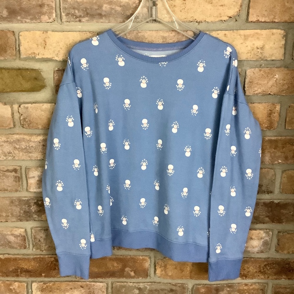 LC LAUREN CONRAD Intimates Snowman Sweater SZ-M - Picture 8 of 9